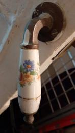 Vintage deurklinken met bloemenmotief Malta, Ophalen of Verzenden, Gebruikt, Overige materialen, Vintage