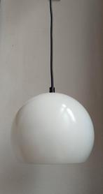 hanglamp / bollamp, wit , Gepo, vintage, jaren 70, Minder dan 50 cm, Gebruikt, Vintage, Ophalen of Verzenden