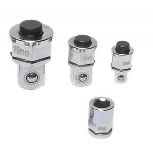 Adapter Set Voor Ratelsleutel 4 Dlg, Auto diversen, Autogereedschap, Nieuw, Ophalen of Verzenden