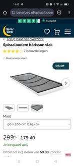 2 x 200x90. Onderstel, spiraal bodem, Huis en Inrichting, Slaapkamer | Matrassen en Bedbodems, Ophalen of Verzenden, Zo goed als nieuw