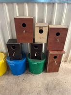 Broedblokken grote parkieten, Dieren en Toebehoren, Vogels | Hokken en Kooien, Ophalen of Verzenden, Gebruikt, Hout, Vogelkooi