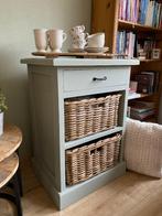 Landelijk keuken-eilandje groen, Ophalen, 50 tot 100 cm, Zo goed als nieuw, Minder dan 100 cm