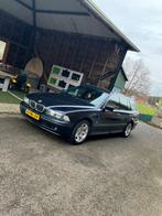 BMW 5-Serie 520i Touring AUT 2003 20 jaaronderhoud historie, Auto's, Achterwielaandrijving, Blauw, Stationwagon, Particulier