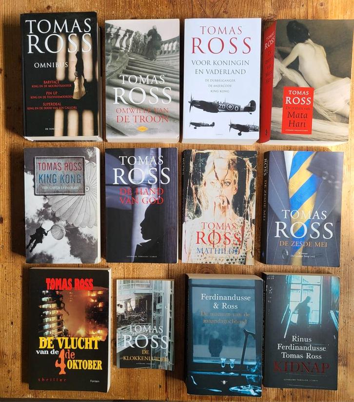 Tomas Ross - 12 romans - € 45,=, Boeken, Partijen en Verzamelingen, Zo goed als nieuw, Ophalen of Verzenden