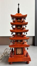 Authentieke handgesneden Japanse tempel met verlichting, Ophalen of Verzenden