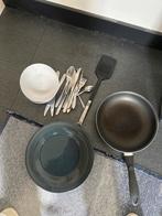Keuken set: borden, pannen, bestek, Huis en Inrichting, Ophalen, Gebruikt