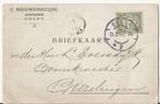 DELFT 1912 C. NIEUWENHUIJSE Aannemer, Verzenden, Voor 1920, Gelopen, Zuid-Holland