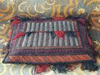 Mooi antiek handgeknoopt Perzisch kussen uit Iran 50-55 cm., Antiek en Kunst, Ophalen of Verzenden