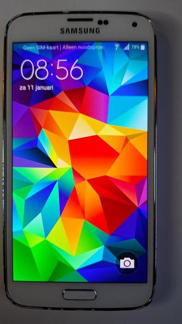 Samsung Galaxy S5 - zgan - nieuwe batterij - scherm krasvrij beschikbaar voor biedingen