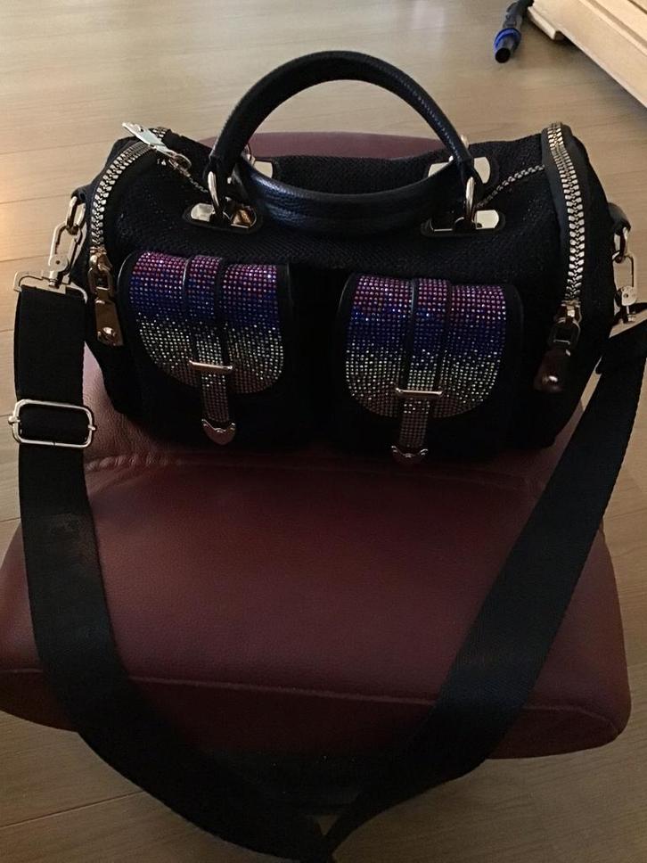 Nieuwe dames hand/schoudertas blingbling, Sieraden, Tassen en Uiterlijk, Tassen | Damestassen, Nieuw, Avondtasje, Ophalen of Verzenden