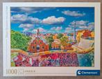 Clementoni Puzzel Park Güell Barcelona 1000 stukjes, Ophalen of Verzenden, 500 t/m 1500 stukjes, Zo goed als nieuw, Legpuzzel