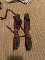 Partij Antieke houten schaatsen, Ophalen of Verzenden