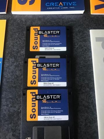 Gezocht: Soundblaster 16 ASP Diskettes beschikbaar voor biedingen