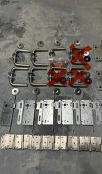 Compleet RVS deurbeslag voor 5 binnendeuren - HDD - Argenta, Ophalen of Verzenden, Zo goed als nieuw, Rvs, Slot