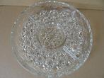 Kristallen schaal tapas schaal hapjesschaal 15cm vintage, Ophalen of Verzenden