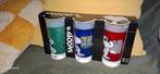 Snoopy glazen 3 stuks nieuw, Ophalen of Verzenden, Snoopy, Nieuw, Gebruiksvoorwerp