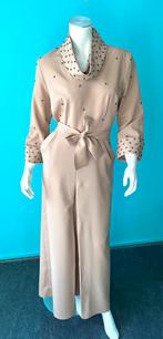 Vintage originele jaren 70 maxi jurk lichtbruin maat 38, Kleding | Dames, Jurken, Maat 38/40 (M), Bruin, Verzenden, Vintage