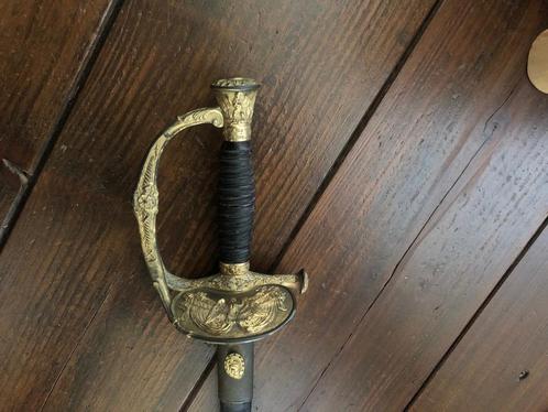 Vergulde Franse officiersdegen Model 1852 ( zwaard , sabel ), Antiek en Kunst, Curiosa en Brocante, Ophalen of Verzenden
