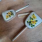 Vintage brocante oude haar borstel verzorging set, Ophalen of Verzenden, Minder dan 50 cm, Minder dan 100 cm