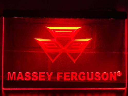 Led Lichtbord MASSEY FERGUSON 3d neon look, Verzamelen, Merken en Reclamevoorwerpen, Nieuw, Lichtbak of (neon) lamp, Ophalen of Verzenden