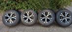 16" lichtmetalen velgen met winterbanden 5x114.3 Naaf 66.1, Ophalen of Verzenden, Gebruikt