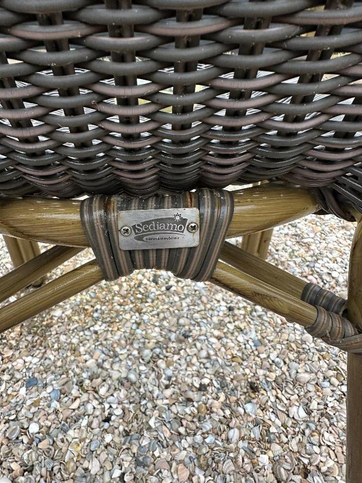 terrasstoel 20 stuks kunststof horeca, Tuin en Terras, Tuinstoelen, Gebruikt, Kunststof, Stapelbaar, Ophalen