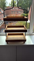 Etagere 3 laags, Ophalen, Zo goed als nieuw