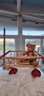 Oude houten kar bolderkar kinderspeelgoed brocante, Ophalen