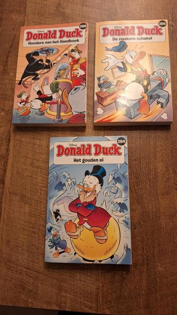 3x Donald Duck pockets nr 284 285 en 286 beschikbaar voor biedingen