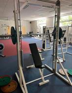 Spartacus multipresse / Smithmachine Old school White, Sport en Fitness, Fitnessmaterialen, Ophalen, Benen, Gebruikt, -