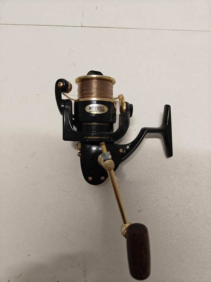 Mitchell 300x Gold vismolen, Watersport en Boten, Hengelsport | Algemeen, Zo goed als nieuw, Molen, Ophalen of Verzenden