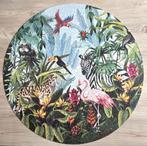 Ronde Legpuzzel - Jungle Dieren - 1000 stukjes. Compleet., Ophalen of Verzenden, 500 t/m 1500 stukjes, Zo goed als nieuw, Legpuzzel