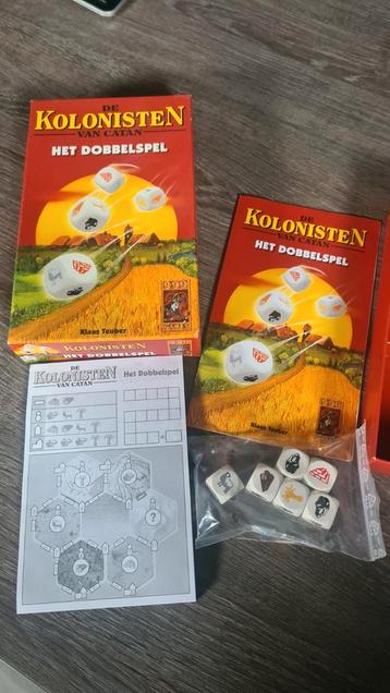 Kolonisten van Catan Dobbelspel - Zo Goed Als Nieuw! beschikbaar voor biedingen