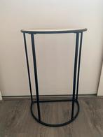 Bijzettafel - Half Ronde Vorm, 45 tot 60 cm, Minder dan 55 cm, Ophalen of Verzenden, Zo goed als nieuw