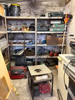 INBOEDEL SCHUUR - DIVERSE KLUSMATERIALEN, STELLINGKASTEN ETC, Ophalen
