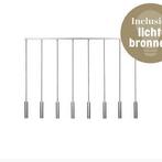 Ztahl Salerno Designer Lamp | 8 Tubes, Huis en Inrichting, Zo goed als nieuw, Ophalen, Japandi, Modern, Metaal