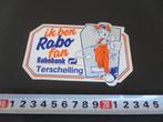sticker terschelling - strip ik ben rabo fan rabobank, Verzamelen, Stickers, Ophalen, Zo goed als nieuw, Bedrijf of Vereniging