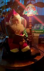 Antiek Kerstman met beweging, verlichting, Ophalen of Verzenden
