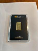 Goudbaar 10g Goud baar 10 gram Heimerle + Meule Drijfhout, Ophalen of Verzenden, Goud