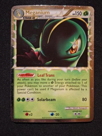Meganium Prime #109 (HeartGold & Soulsilver Base) beschikbaar voor biedingen