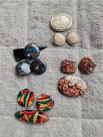4 Broche & Clip Oorbellen Sets - Vintage Stijl, Ophalen of Verzenden, Overige materialen