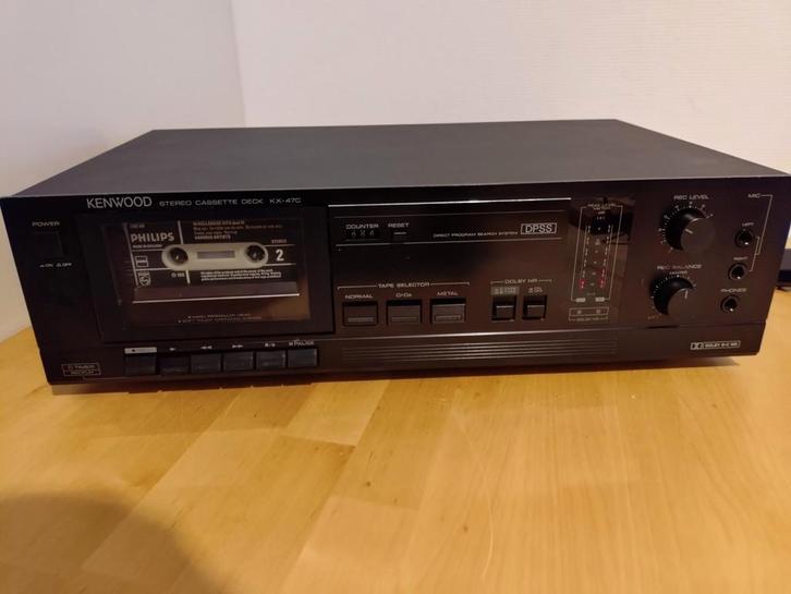 Kenwood KX-47C Cassettedeck., Audio, Tv en Foto, Cassettedecks, Kenwood, Ophalen of Verzenden
