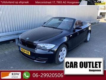 BMW 1 Serie Cabrio 118i Leer, Clima, Stoelvw, CC, Carplay, W beschikbaar voor biedingen
