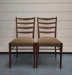 Vintage teak houten eetkamerstoelen Pastoe ST09 stoelen, Ophalen, Hout, Gebruikt, Twee