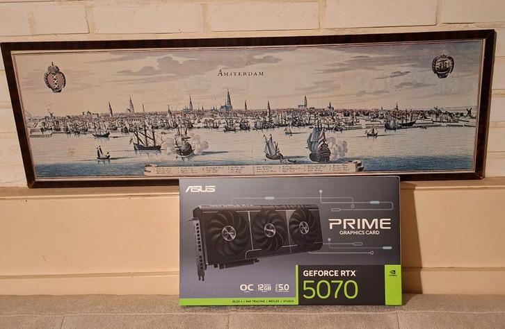 ASUS Prime GeForce RTX 5070 12GB GDDR7 OC Edition, Computers en Software, Processors, Nieuw, Ophalen of Verzenden