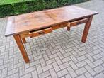 Authentieke Franse Boerentafel - Eiken Kloostertafel, Antiek en Kunst, Antiek | Meubels | Tafels, Ophalen