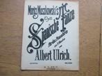 MORITZ MOSZKOWSKI  SPANISCHE TÄNZE  1 T/M 5- VOOR PIANO, Gebruikt, Klassiek, Ophalen of Verzenden, Artiest of Componist