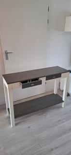 Side table, Huis en Inrichting, Tafels | Sidetables, Ophalen, Gebruikt, 100 tot 150 cm, Teakhout