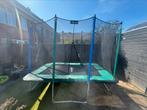 Trampoline Van Cranenbroek rechthoekig met valbeschermnet, Ophalen, Gebruikt