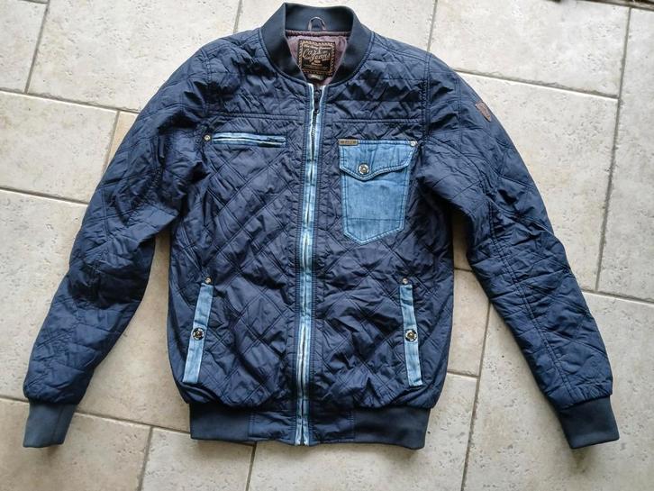 Zgan blauwe tussenjas van het merk Cars maat S, Kleding | Heren, Jassen | Zomer, Zo goed als nieuw, Blauw, Ophalen of Verzenden